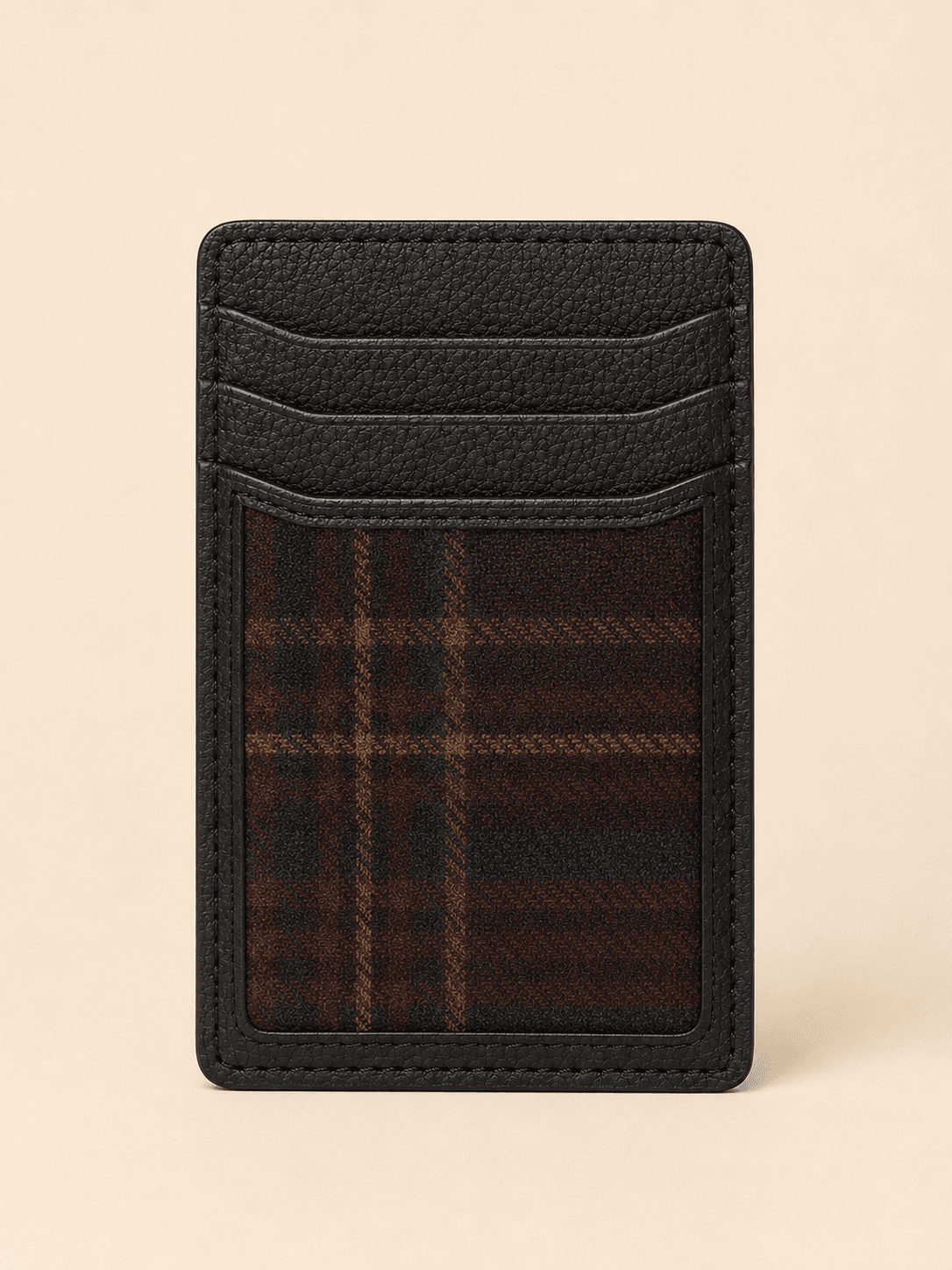 Custom Tartan Slim Cardholder detail rear