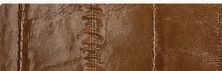 N2456 amber brown gloss eel-grain Eco PU original swatch